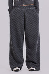 Checkerboard Baggy Monster Joggers