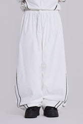 White Vapor Tracksuit Bottoms
