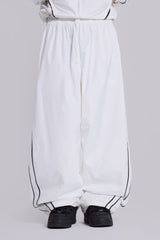 White Vapor Tracksuit Bottoms