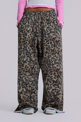 Airbrush Leopard Monster Joggers