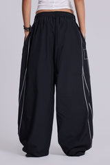 P.O.A. Black Vapor Tracksuit Bottoms