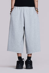 Monster 3/4 Grey Marl Shorts