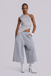 Monster 3/4 Grey Marl Shorts