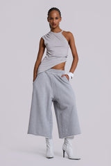 Monster 3/4 Grey Marl Shorts