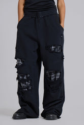 Check Layered Monster Joggers