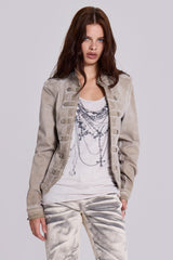 Rebel Military Jacket in Clay