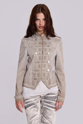 Rebel Military Jacket in Clay