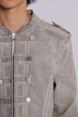 Rebel Military Jacket in Clay