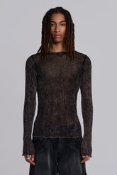 Acid Wash Stray Knit