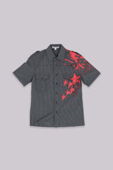 Script Pinstripe Shirt