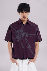 Red Atom Checked Shirt