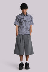Grey Goliath Tailored Baggy Shorts