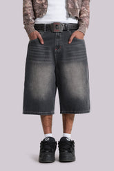 Washed Black Jumbo Jorts