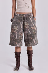 Woodland Camo Monster Jogger Shorts