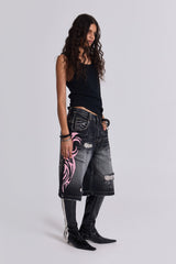 Pink Blade Colossus Jorts