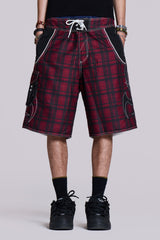 Tribal Check Board Shorts