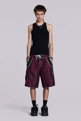 Tribal Check Board Shorts