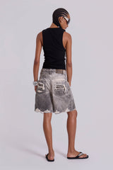 Dirty Studded Glasto Shorts