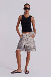 Dirty Studded Glasto Shorts