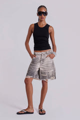 Dirty Studded Glasto Shorts