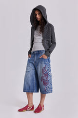 Layered Tribal XL Colossus Jorts