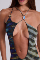 Dalitah Asymmetric Maxi Dress