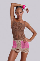 Tahlia Backless Crochet Dress
