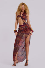 Sonora Asymmetric Maxi Dress
