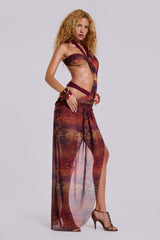 Sonora Asymmetric Maxi Dress
