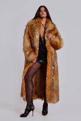 Xylia Faux Fur Maxi Coat