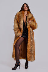 Xylia Faux Fur Maxi Coat