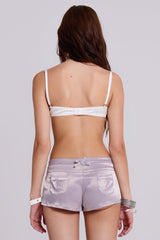 Ballet Satin Mini Shorts