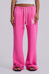 Cleo Slouchy Bootcut Jogger in Pink