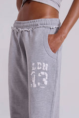 13 Grey Marl Slim Monster Joggers