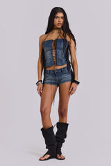 El Topo Fringe Denim Hotpants