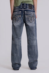 Rock Revival Mid Blue Gwen Flared Jeans