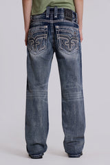 Rock Revival Mid Blue Gwen Flared Jeans