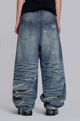 Hidden Camo Ripped XL Colossus Jeans