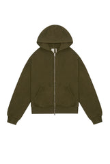 NTRLS Moss Oversized Zip Through Hoodie