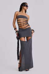 Xuxa Slashed Maxi Dress