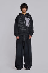 Open Casting Black Hoodie