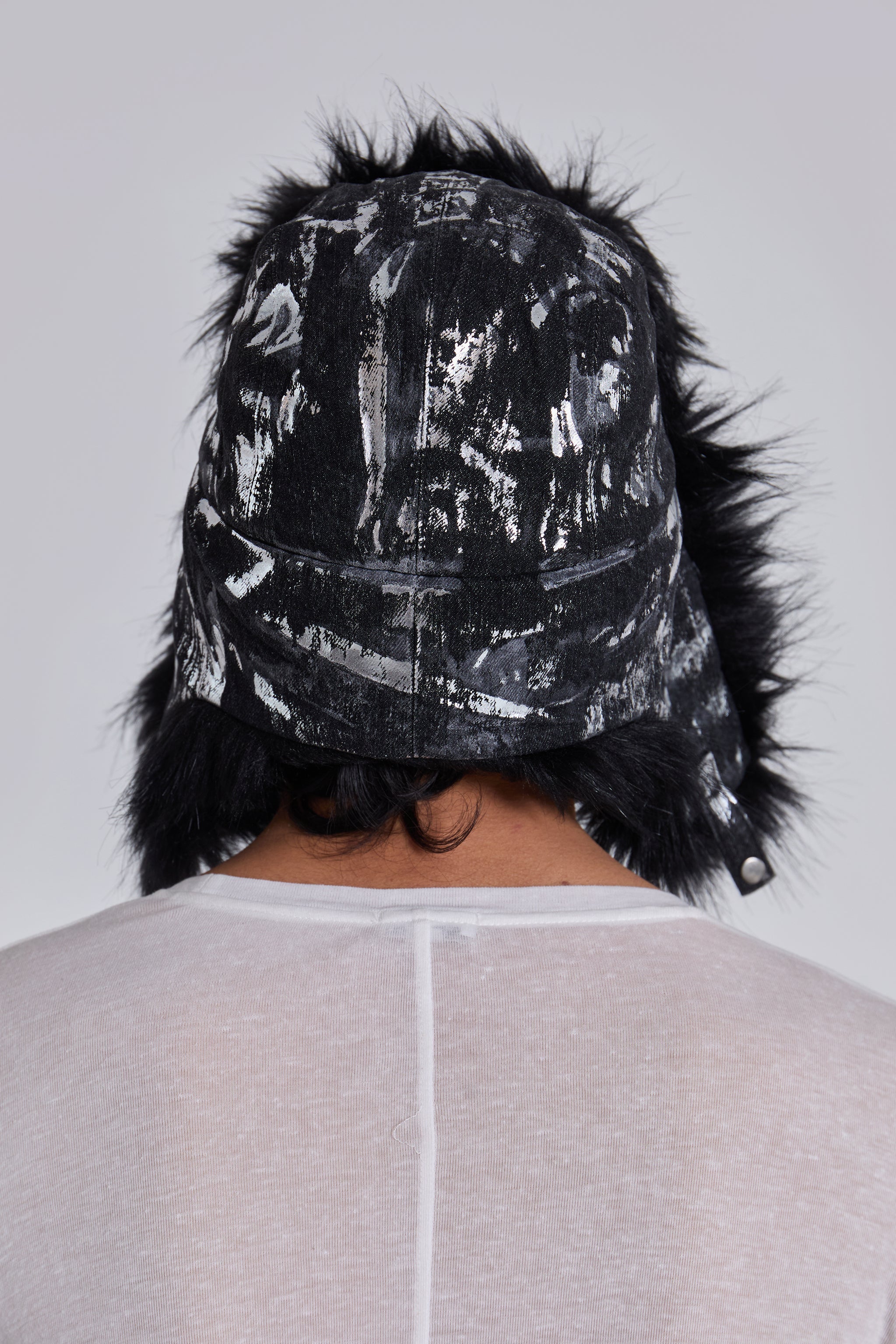Gunmetal Denim Trapper Hat