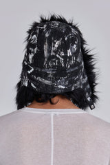 Gunmetal Denim Trapper Hat