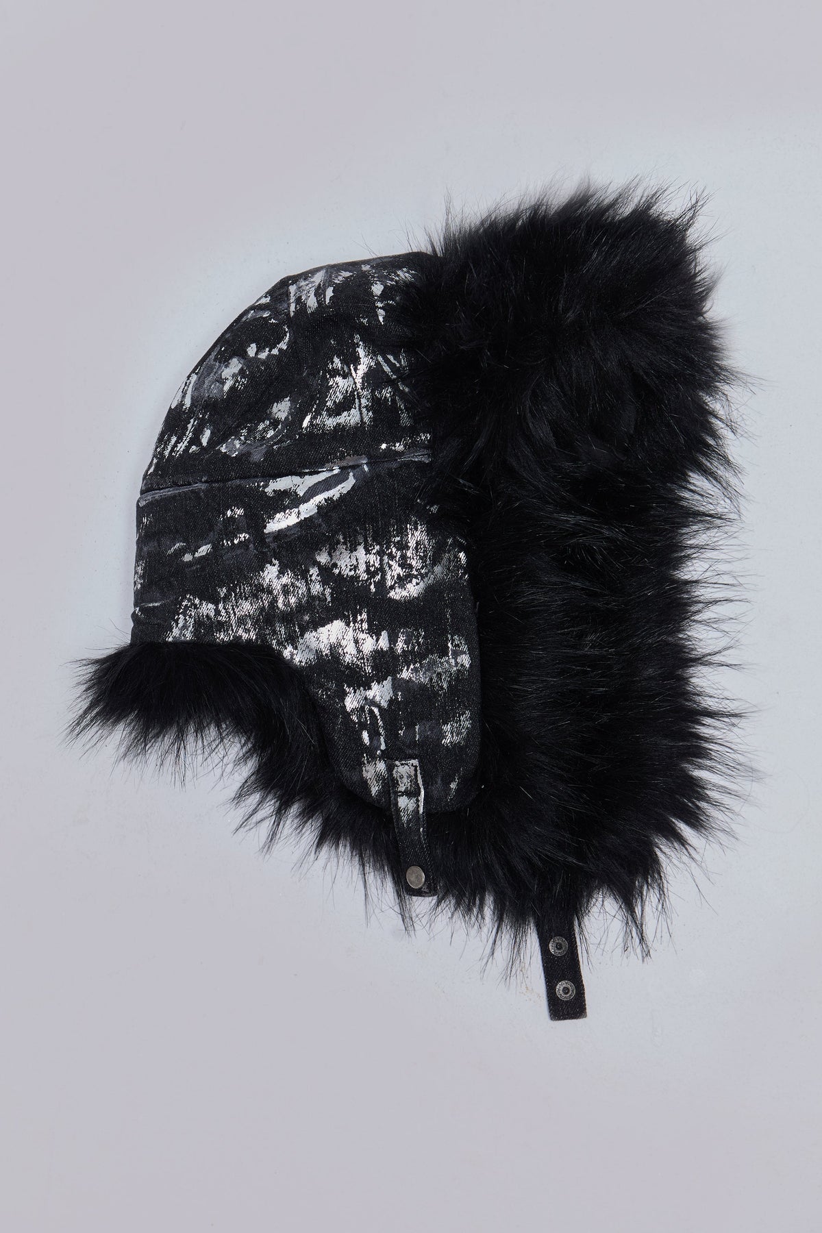 Gunmetal Denim Trapper Hat