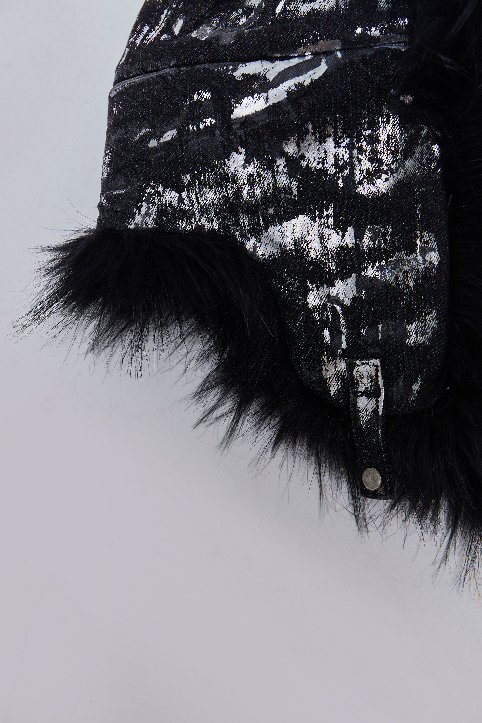 Gunmetal Denim Trapper Hat