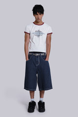 Ollie Pinstripe Jorts
