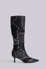 Shadow Studded Knee-High Boot