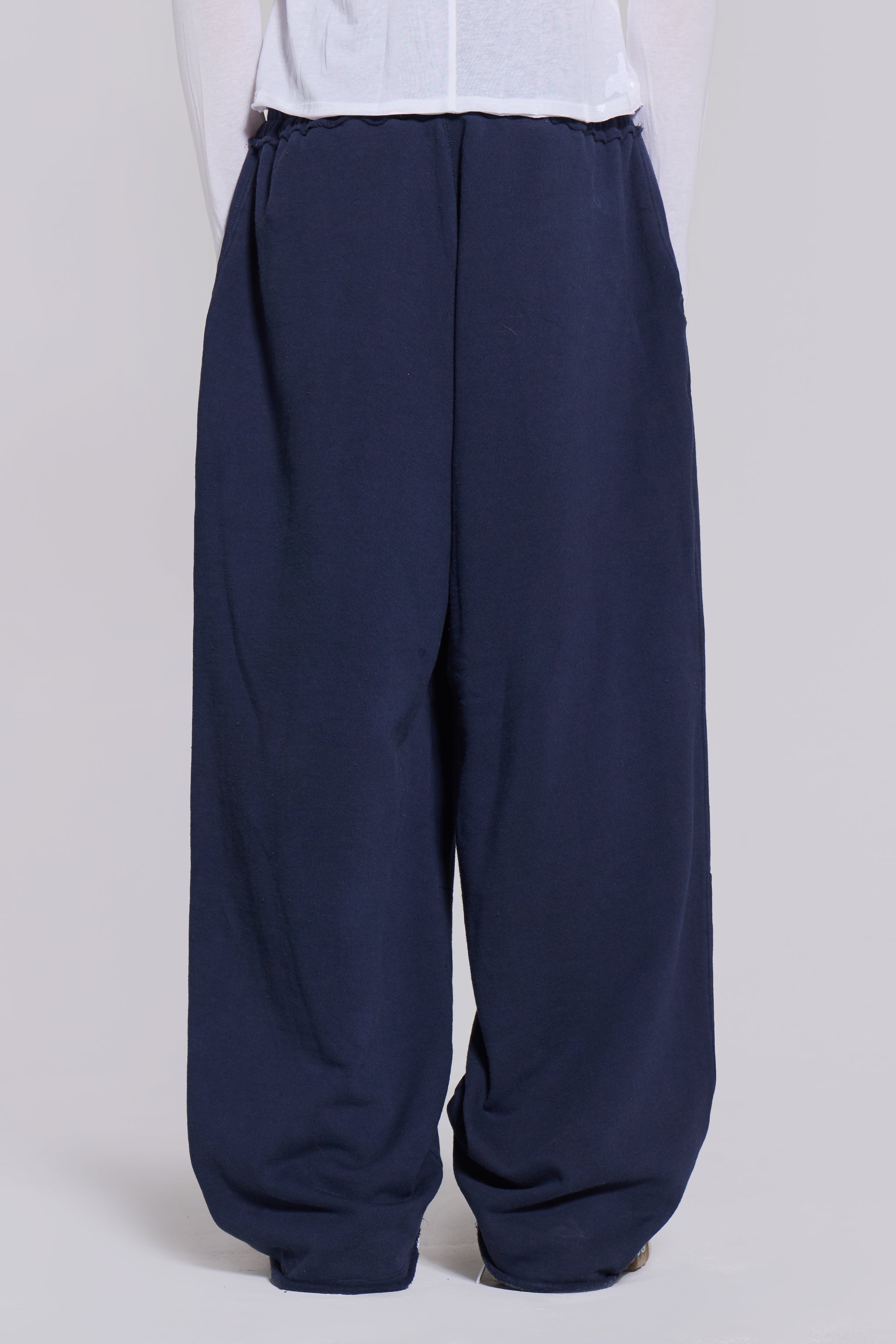 Navy Blue Baggy Monster Joggers