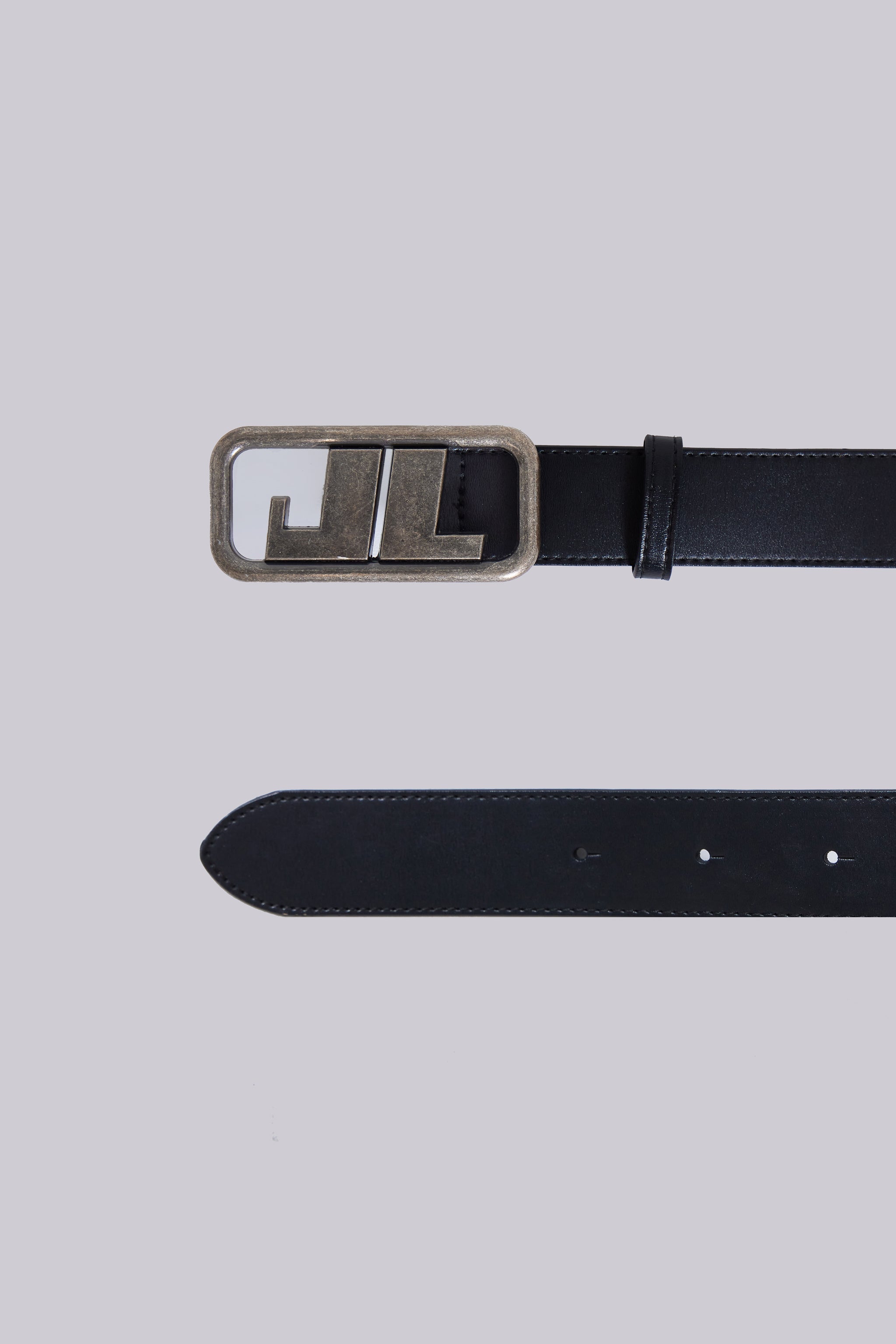 Emblem Leather Belt