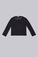 Black Stray Knit